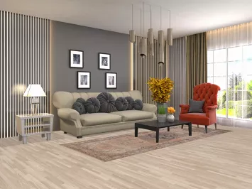 Vintage Mahal Persian Runner Rug 4x10