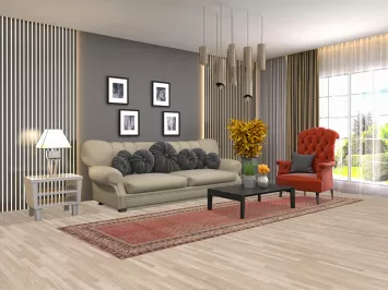 All-Over Botemir Persian Runner Rug 4x11