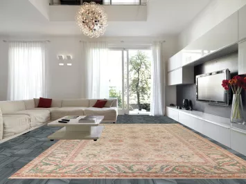 Elegant Floral Persian Palace Rug 12x18 A Heritage Piece for Homes