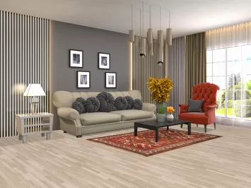 Vegetable Dye Anatolian Turkish Area Rug 4x6