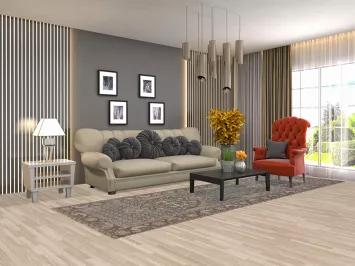 Geometric Ardebil Persian Runner Rug 4x12