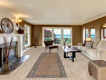 All-Over Wool Hamedan Persian Runner Rug 4x13