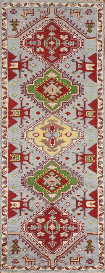 Tribal Heriz Serapi Oriental Runner Rug 3x8