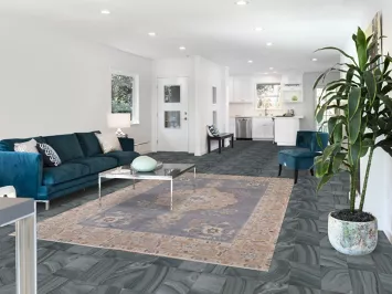 Over-Dyed Tabriz Persian Area Rug 6x10