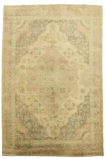 Antique Style Rug with Subtle Earthy Hues 5x8 ft