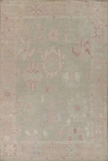 Vegetable Dye Oushak Turkish Area Rug 10x12