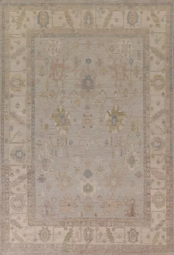 Vegetable Dye Oushak Turkish Area Rug 8x10