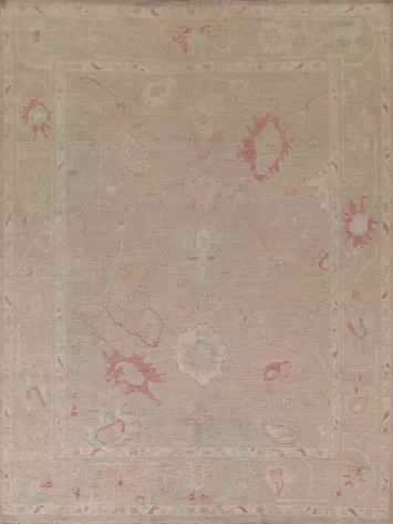 Vegetable Dye Oushak Turkish Area Rug 8x10