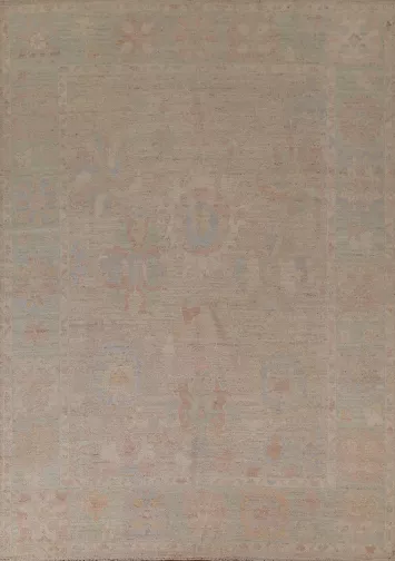 Vegetable Dye Oushak Turkish Area Rug 8x10