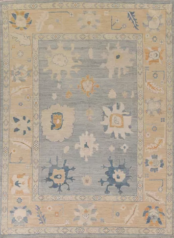 Vegetable Dye Oushak Oriental Area Rug 8x10