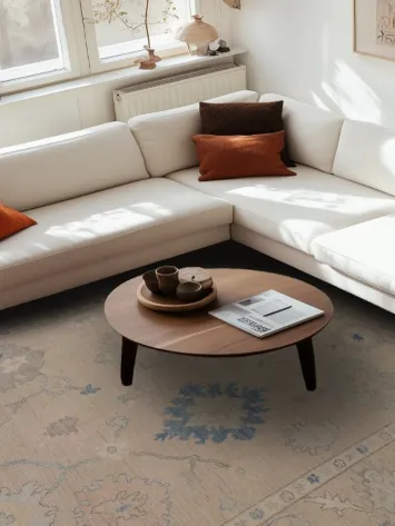 Vegetable Dye Oushak Oriental Area Rug 9x12