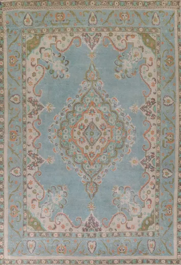 Over-Dyed Tabriz Persian Area Rug 10x12