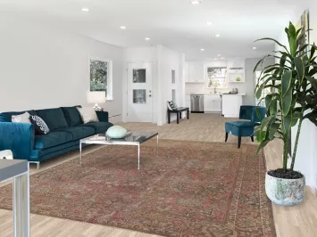 Floral Tabriz Persian Area Rug 8x11