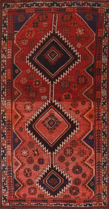 Wool Tribal Lori Persian Area Rug 5x10