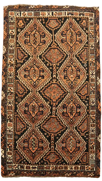 Charming Vintage Tribal Lori Persian Area Rug 5x8 ft