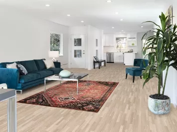 Signed Wool Shiraz Persian Area Rug 5x8