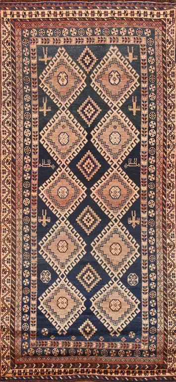 Vintage Lori Persian Runner Rug 4x9