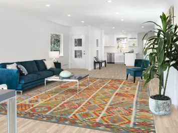 Colorful Kilim Oriental Area Rug 8x11