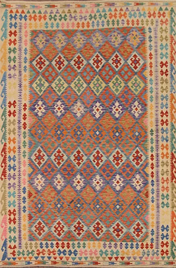 Geometric Kilim Oriental Area Rug 8x11