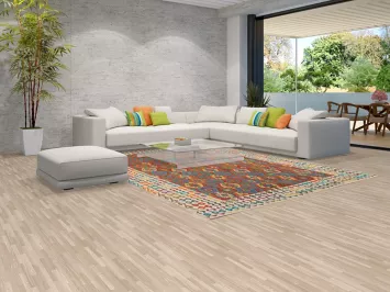 Reversible Wool Kilim Oriental Area Rug 9x11