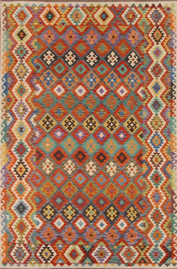 Colorful Kilim Oriental Area Rug 8x11