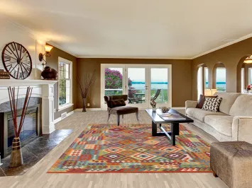 Colorful Kilim Oriental Area Rug 8x11