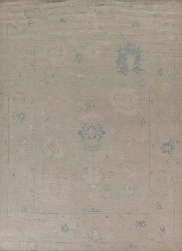 Vegetable Dye Oushak Turkish Area Rug 8x10