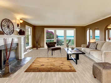 Floral Moroccan Oriental Area Rug 5x7