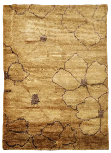 Floral Abstract Oriental Area Rug 5x7