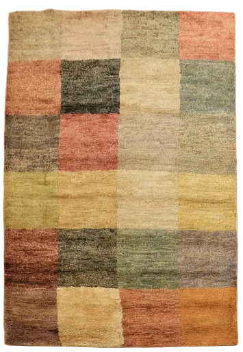 Checkered Gabbeh Area Rug 5x8