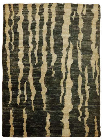 Abstract Moroccan Oriental Area Rug 5x6