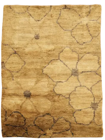 Floral Abstract Oriental Area Rug 5x7