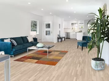 Checkered Moroccan Modern Area Rug 5x6