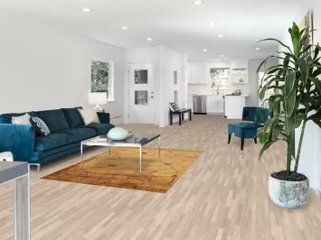 Floral Gold Oriental Area Rug 5x6