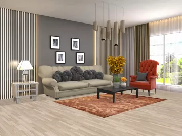 Floral Moroccan Oriental Area Rug 5x7