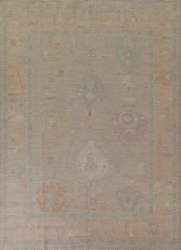 Handmade Oushak Vegetable Dye Area Rug 8x10