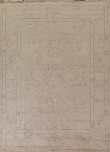 Oushak Vegetable Dye Area Rug 8x10