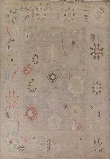 Vegetable Dye Oushak Turkish Area Rug 8x10