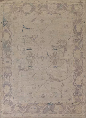 Wool Oushak Turkish Area Rug 8x10