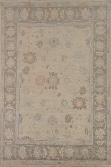 Vegetable Dye Oushak Turkish Area Rug 8x10