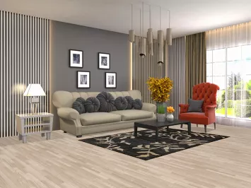 Black Moroccan Oriental Area Rug  5x7