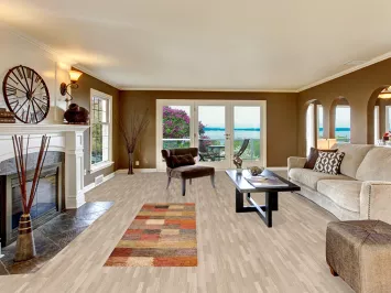 Modern Checkered Oriental Runner Rug 3x8