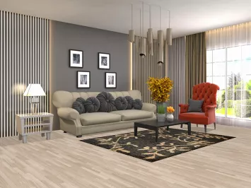 Floral Moroccan Oriental Area Rug 5x7