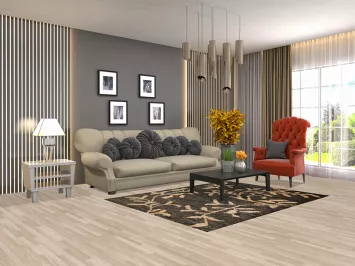 Floral Moroccan Oriental Area Rug 5x6