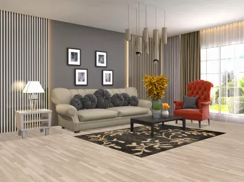 Floral Moroccan Oriental Area Rug 5x7