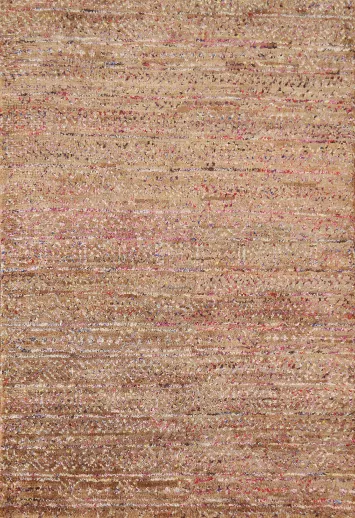 Brown Oriental Area Rug 4x6