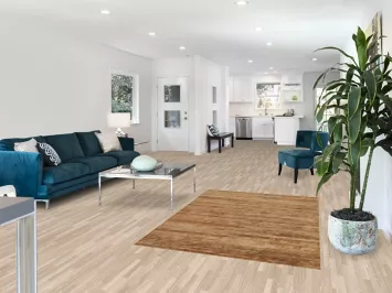 Modern Brown Oriental Area Rug 4x6