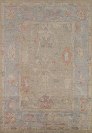 Handmade Oushak Vegetable Dye Area Rug 8x10