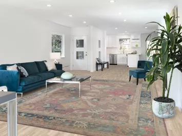 Vegetable Dye Oushak Turkish Area Rug 9x12