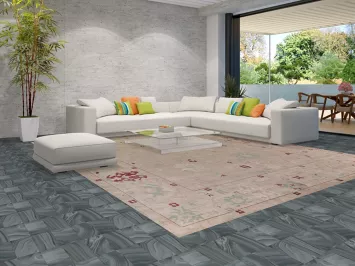 Vegetable Dye Oushak Turkish Large Rug 12x14